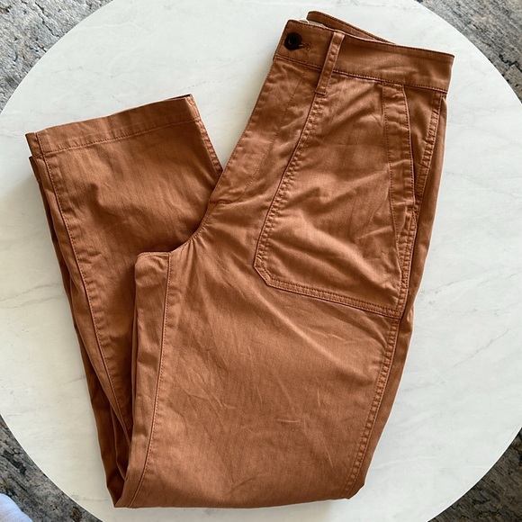 Madewell Chinos, Relaxed Straight Leg, Slight Stretch, High Waist Size 28 EUC - Picture 3 of 8
